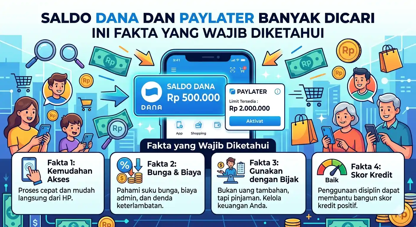 Saldo DANA dan PayLater Banyak Dicari, Ini Fakta yang Wajib Diketahui